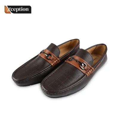 Genuine Cow Worthy High Fastness Vegetable Tanned Leather Moccasin Shoes